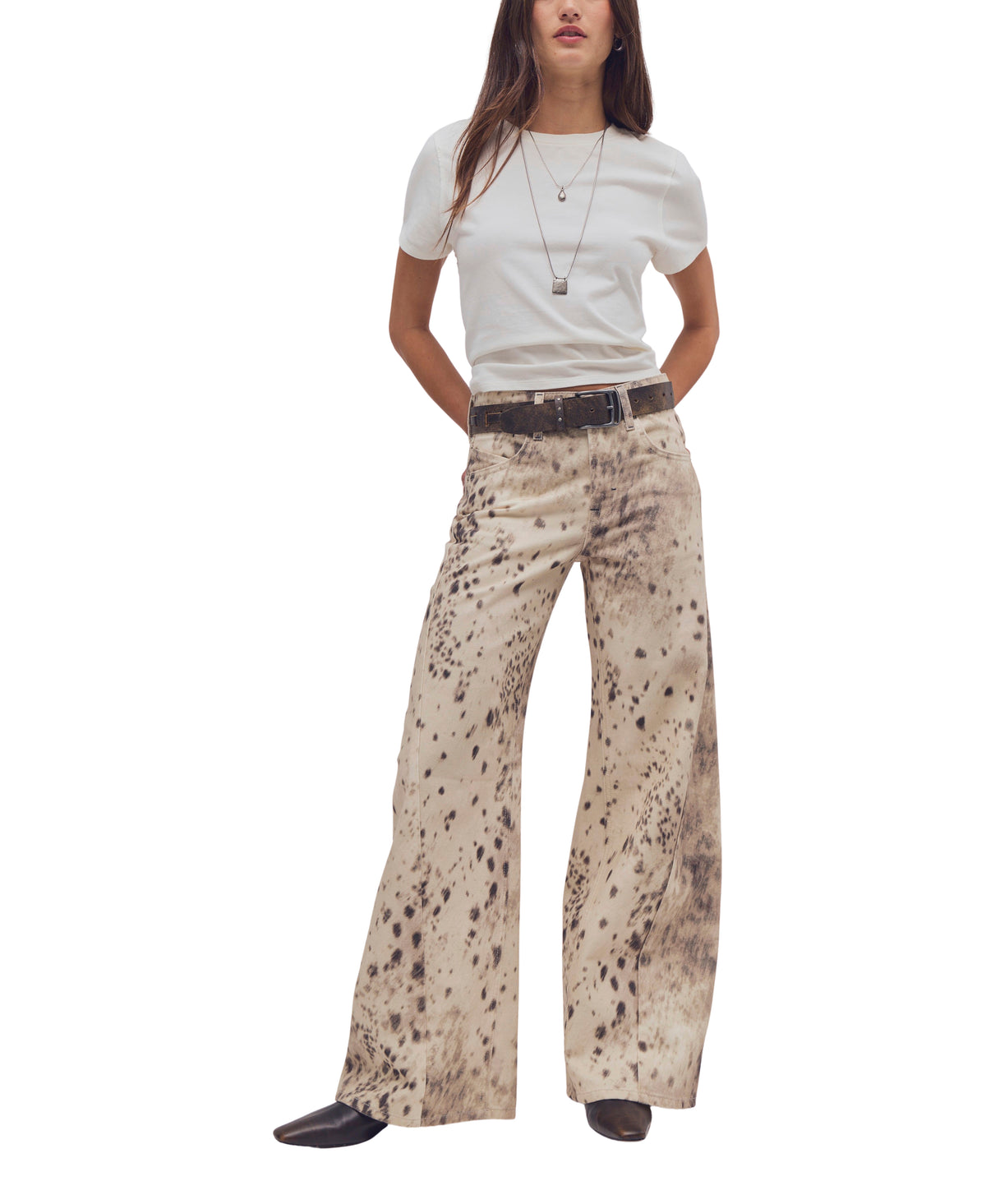 Free People Alter Ego Wide Leg Jean