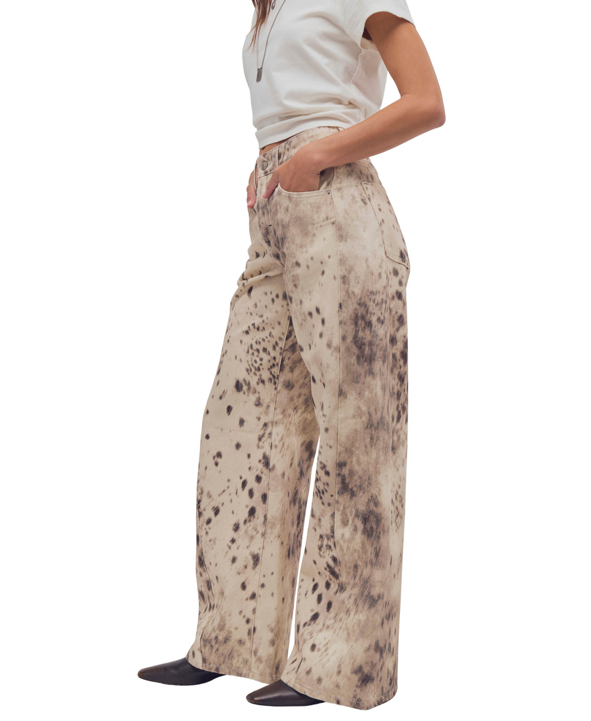Free People Alter Ego Wide Leg Jean