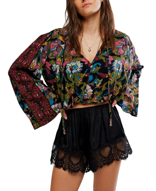 Free People Juliette Printed Blouse