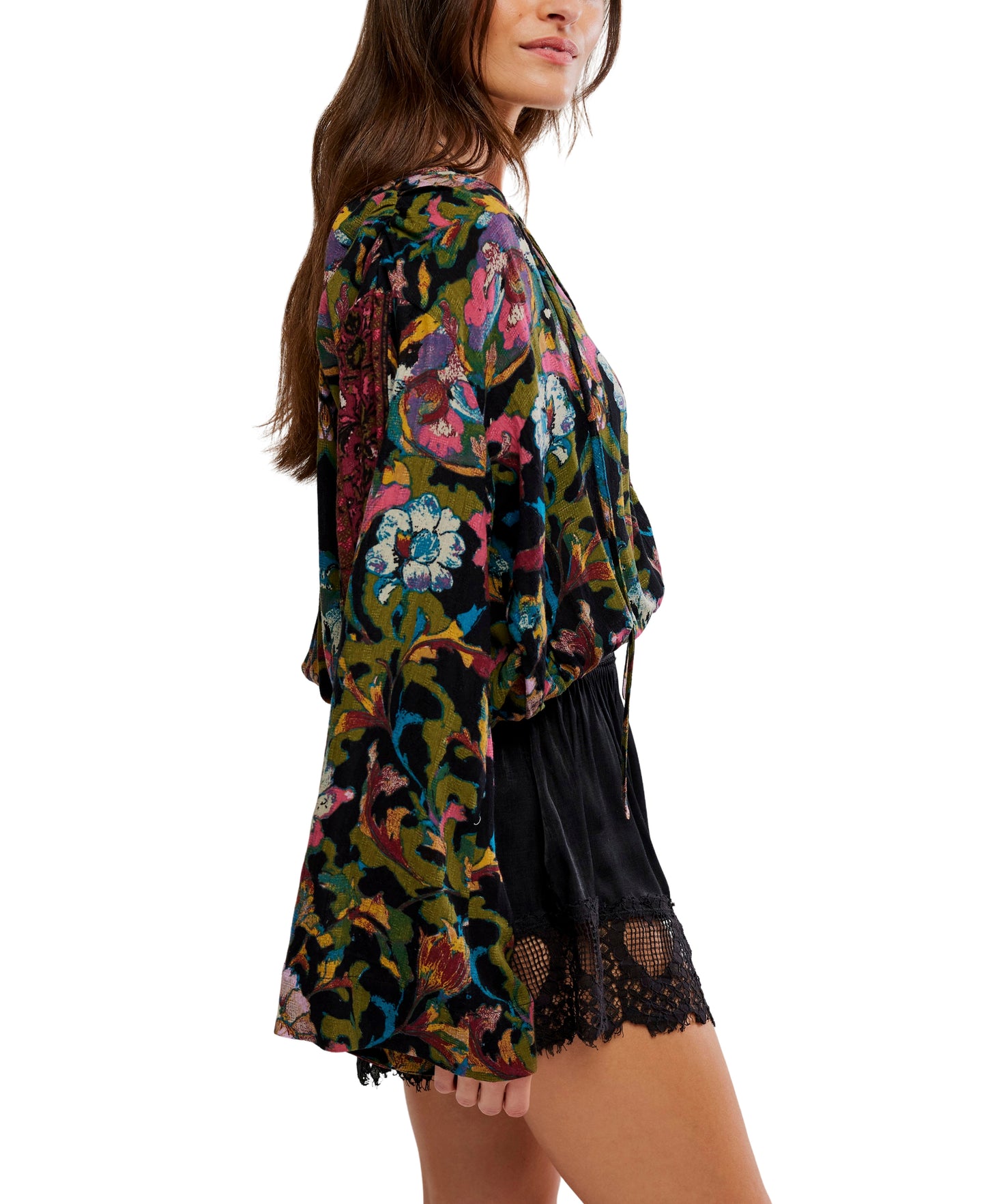 Free People Juliette Printed Blouse