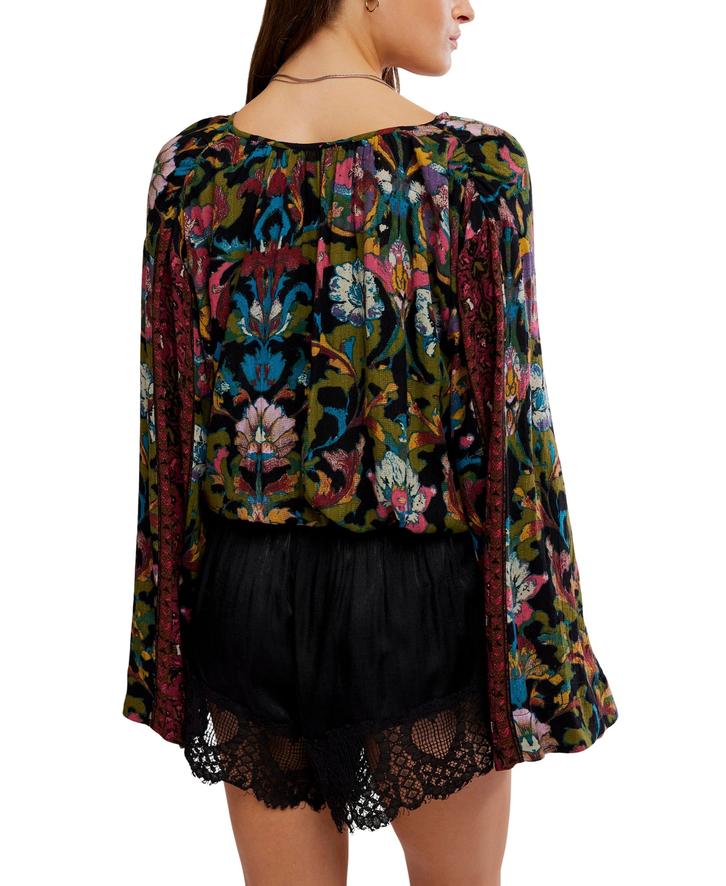 Free People Juliette Printed Blouse