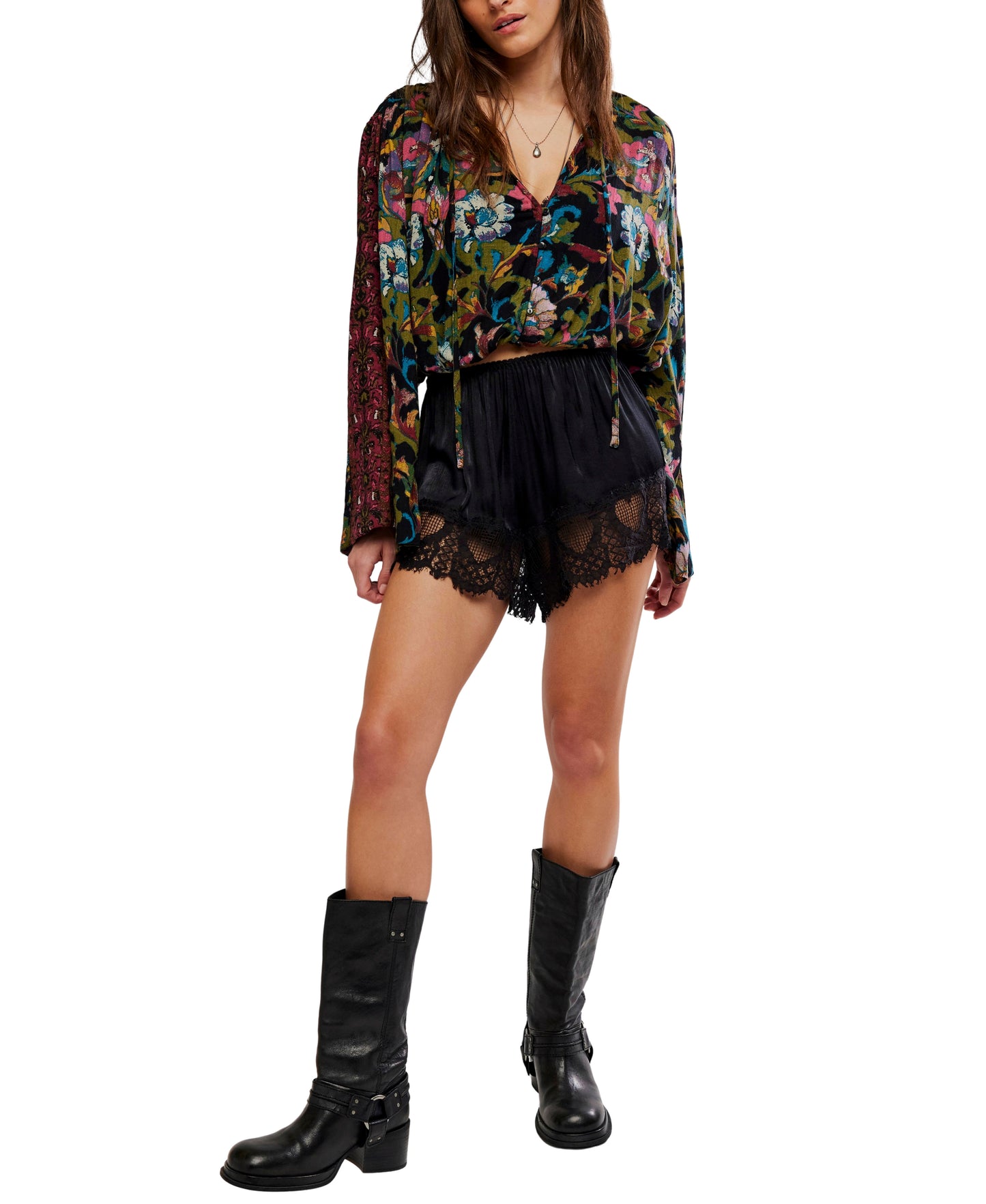 Free People Juliette Printed Blouse
