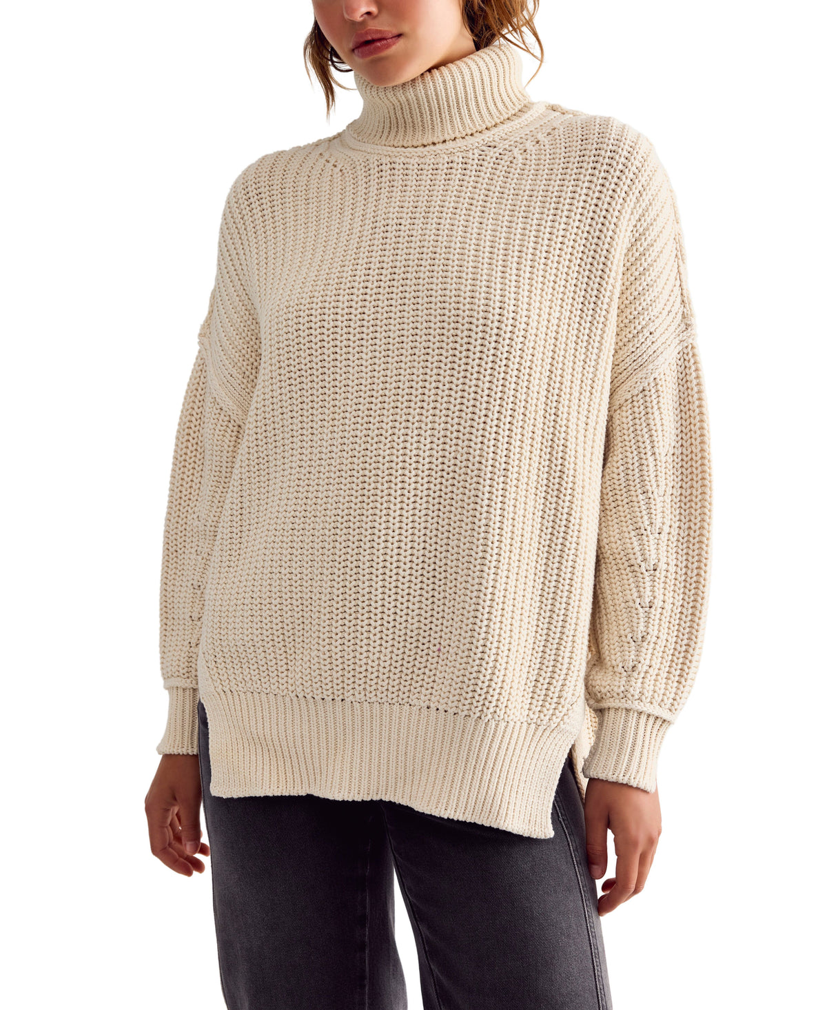 We The Free Worn Thru Turtleneck Sweater