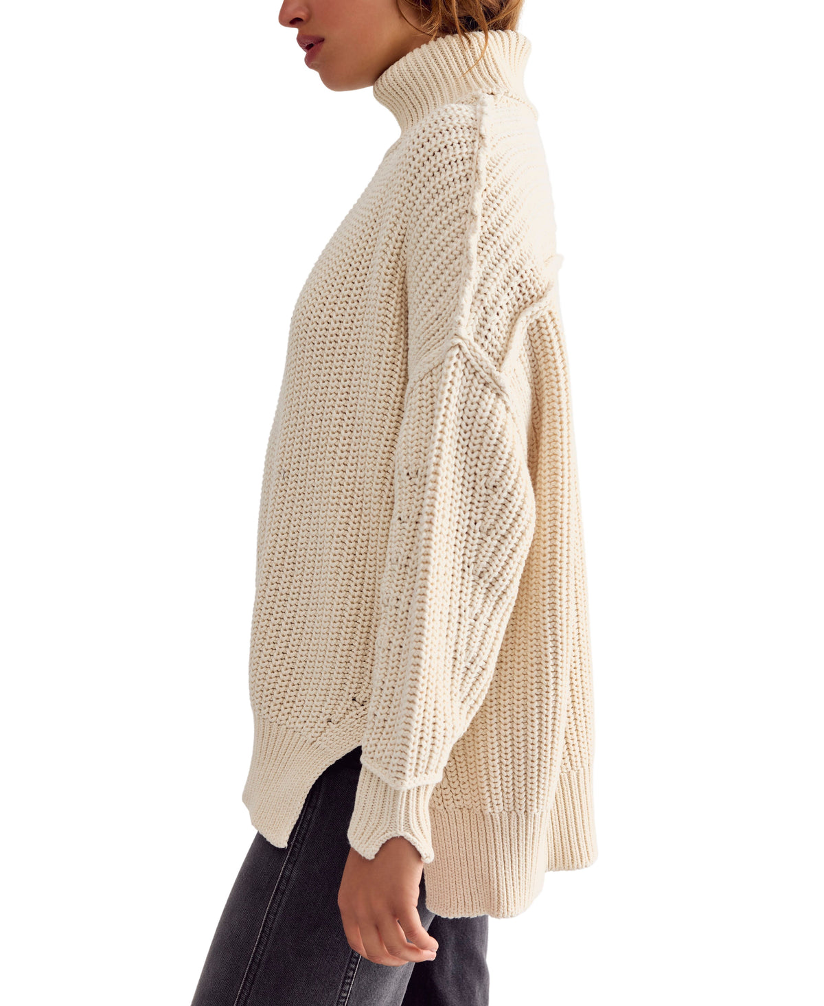 We The Free Worn Thru Turtleneck Sweater