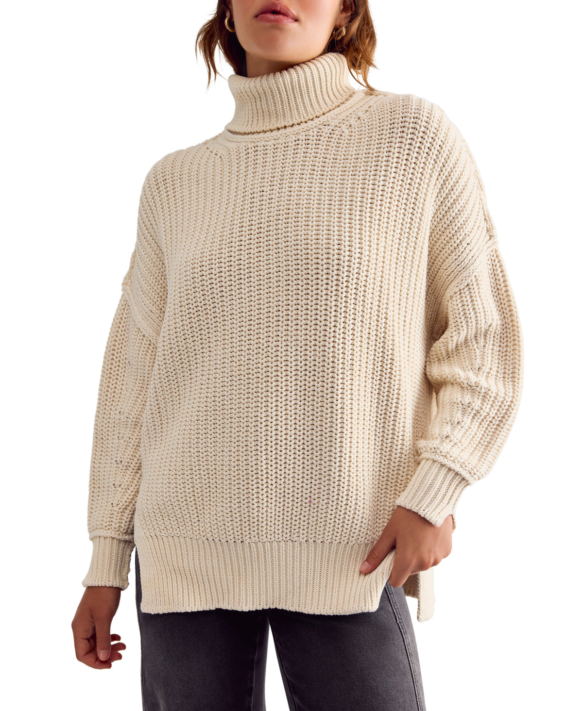 We The Free Worn Thru Turtleneck Sweater