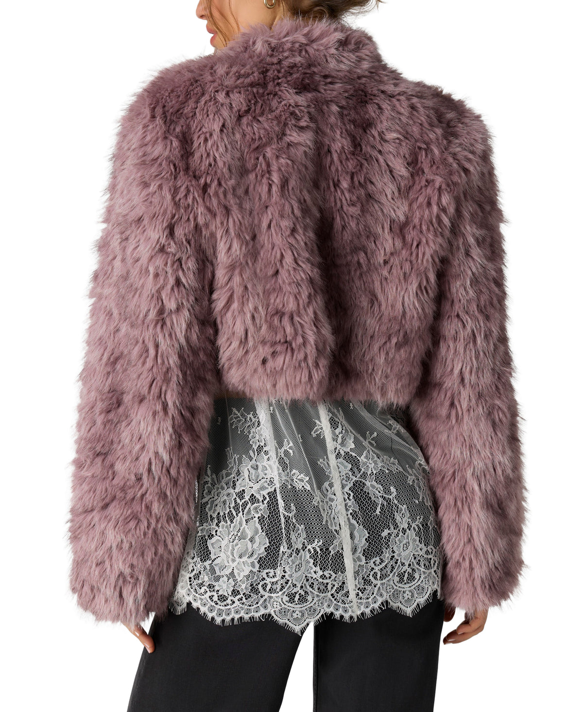 Free People Supernova Cropped Fur Jacket