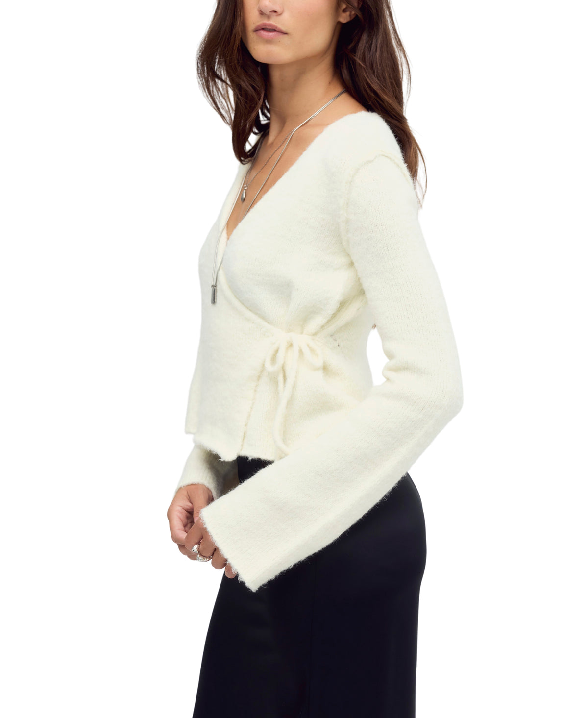 Free People Snowfall Wrapped Sweater