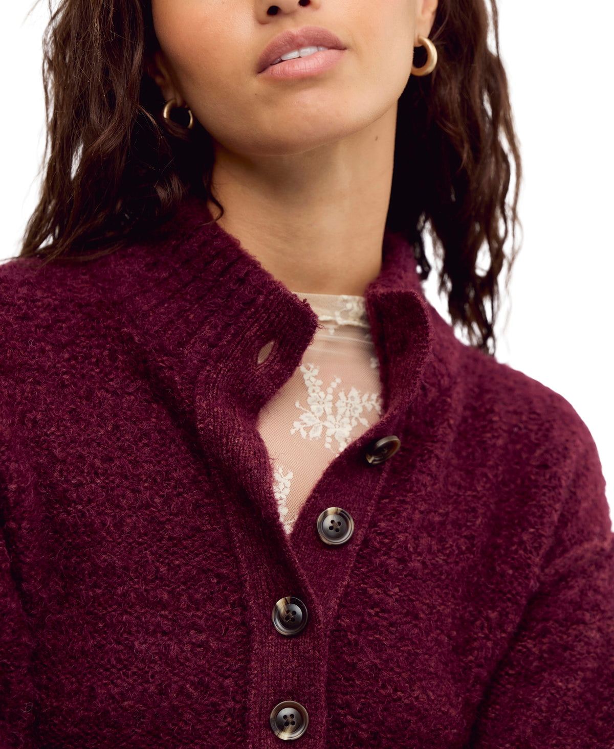 Free People Tucked Henley Pullover