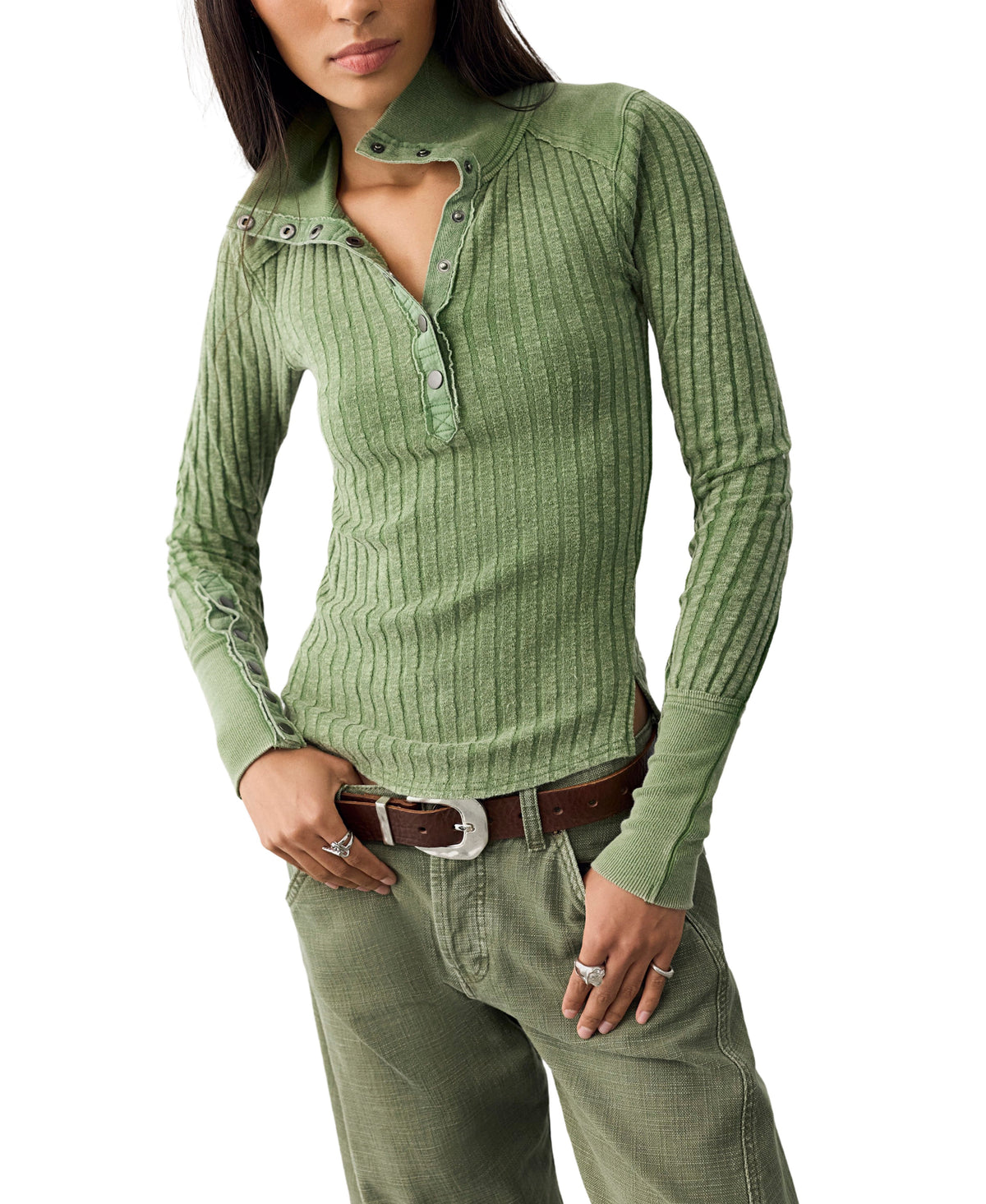 Free People Surplus Cuff Sweater