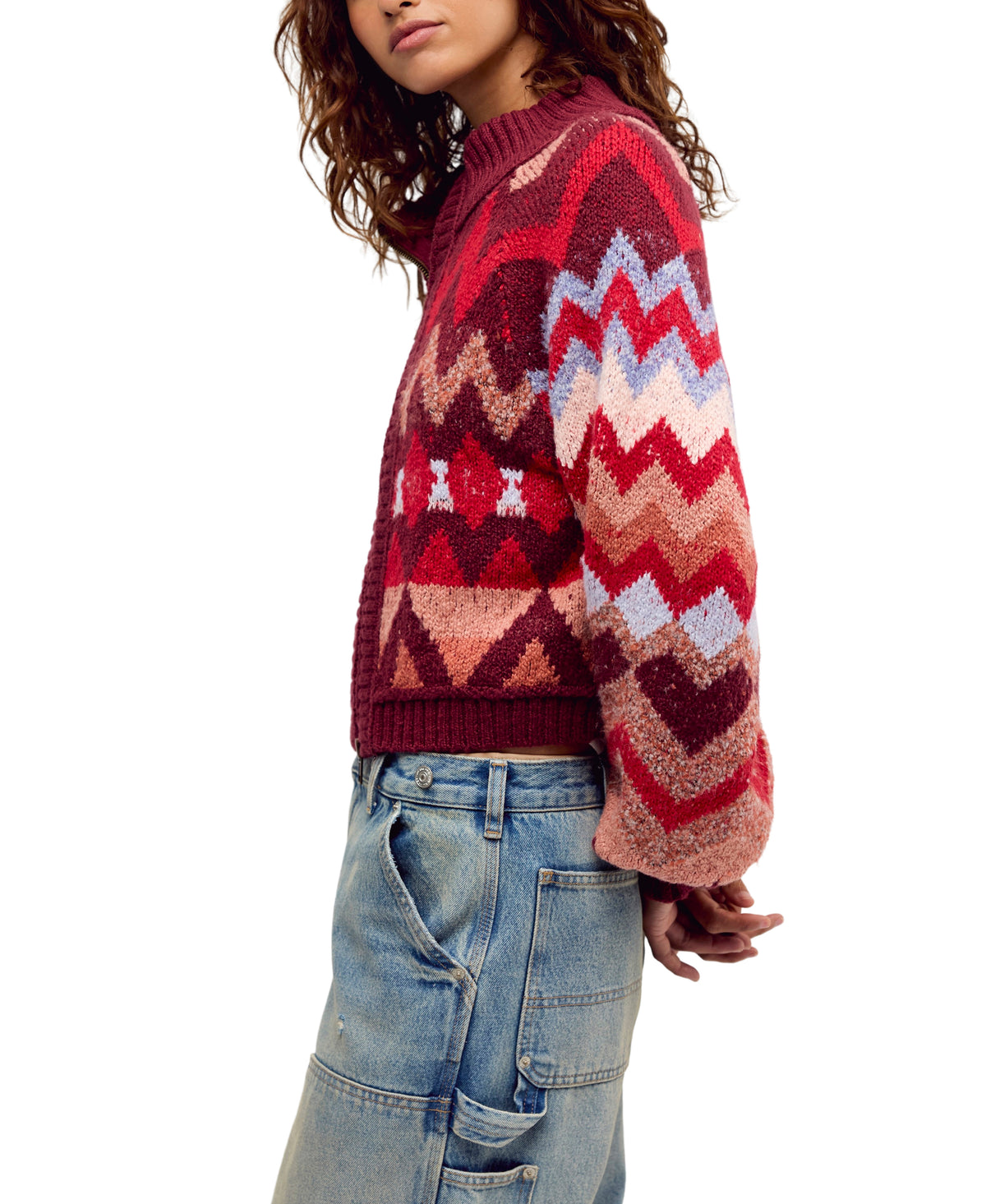 Free People Sundazed Jacquard Cardi