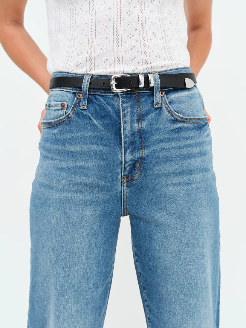 Daze Denim Pleaser High Rise Wide Ankle Jean