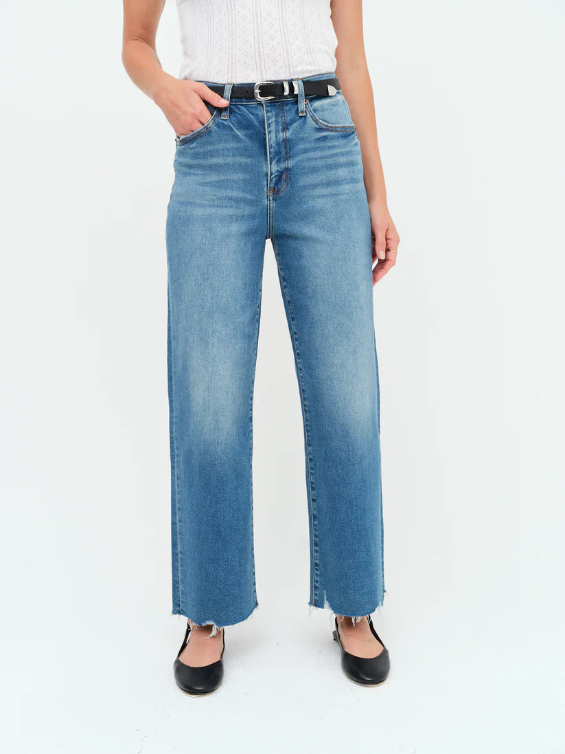Daze Denim Pleaser High Rise Wide Ankle Jean