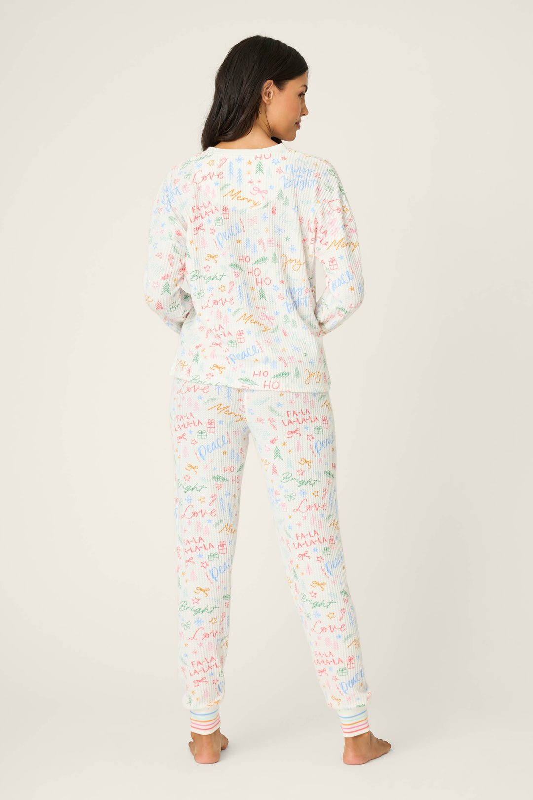 PJ Salvage Ski Jammie Classics Fa La La PJ Set