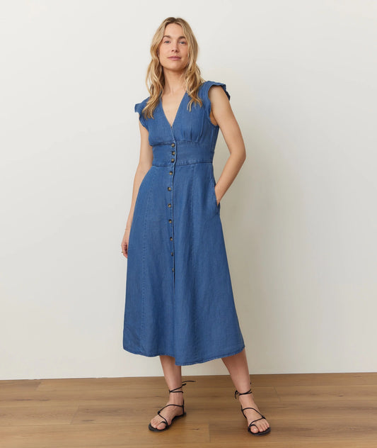 Marine Layer Camila Midi Dress
