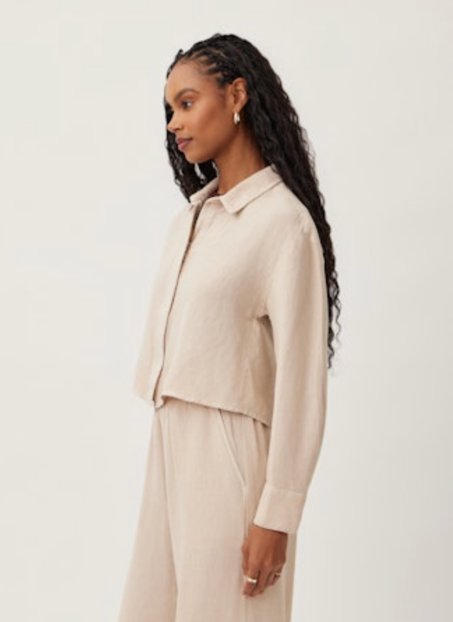 Bella Dahl Oversized Cropped Shacket