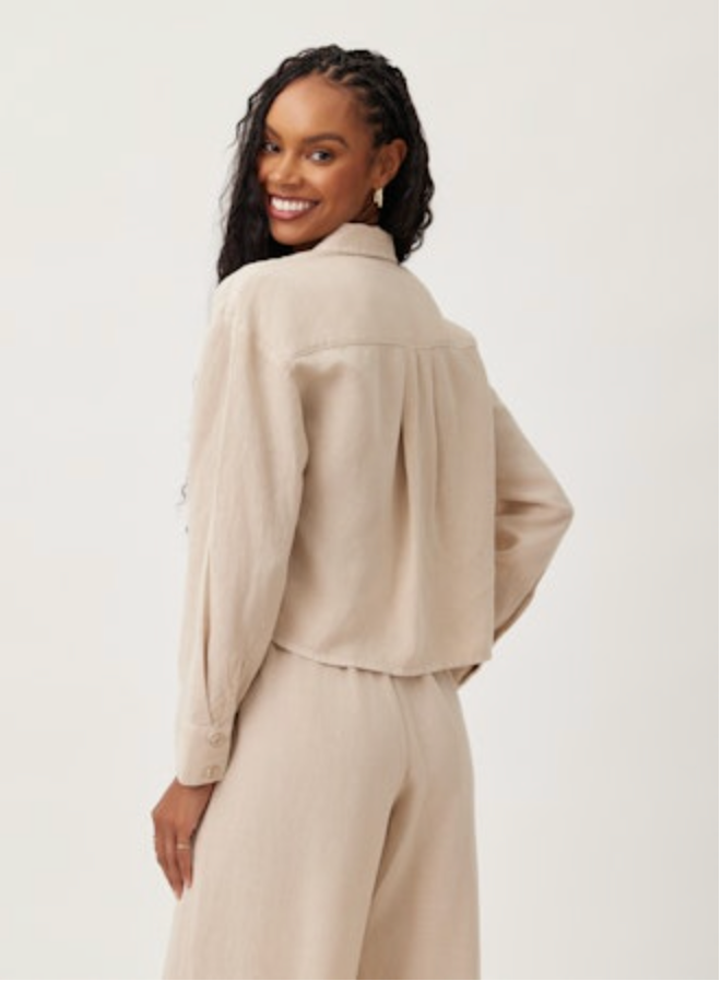 Bella Dahl Oversized Cropped Shacket