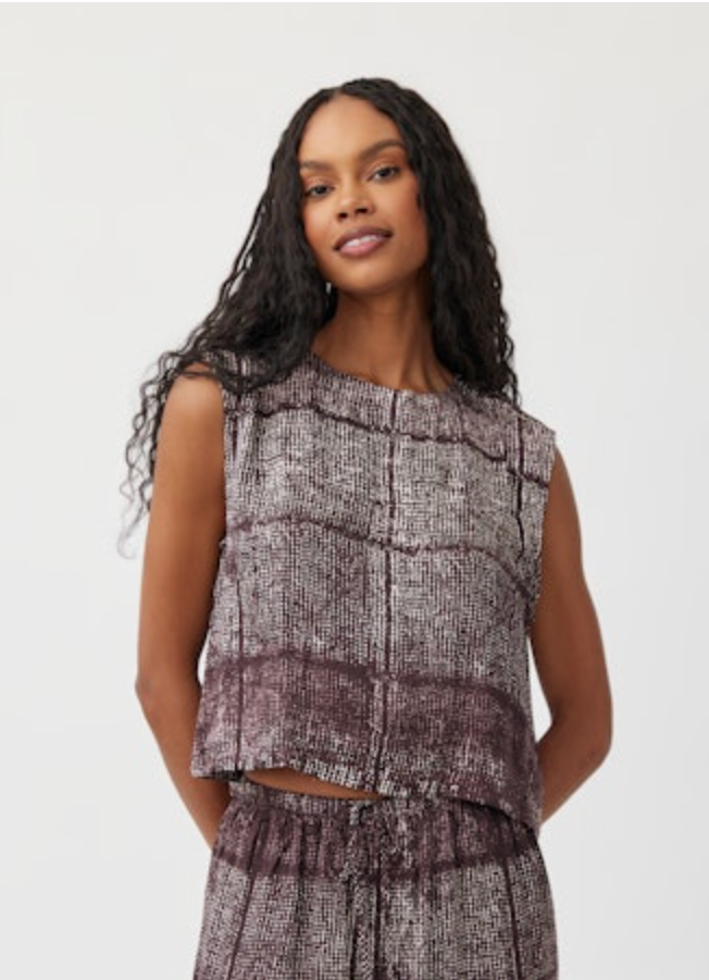 Bella Dahl Boxy Button Back Top