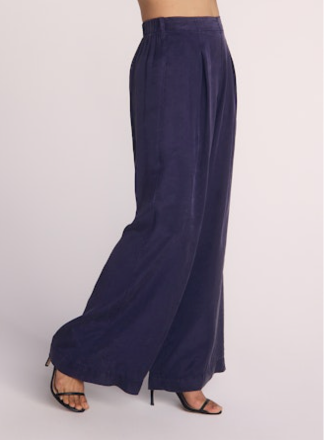 Bella Dahl Pull-On Inverted Pleat Wide Leg Pants