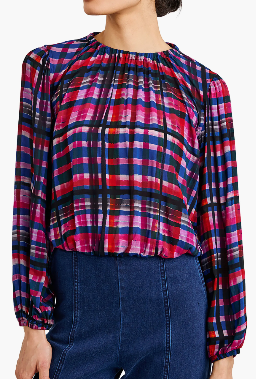 Bella Dahl Elastic Shirred Top