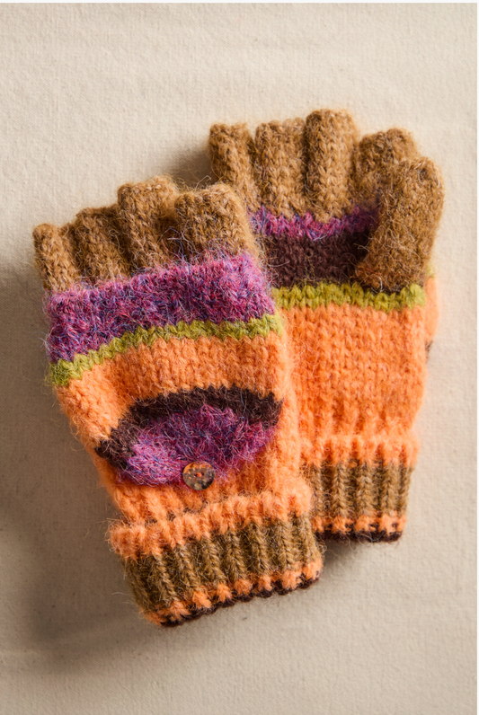 Free People Super Stripe Gloves