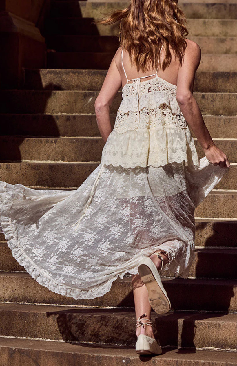 Spell Labyrinth Lace Maxi Skirt