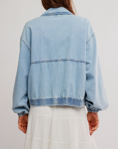 Free People Birdie Denim Jacket