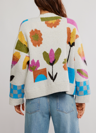 Free People Tulip Whirl Cardigan