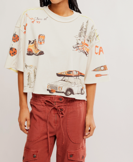 Free People Mountain View Graphic Tee