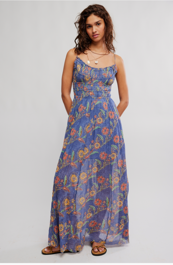 Free People One Ciella Printed Maxi Dress