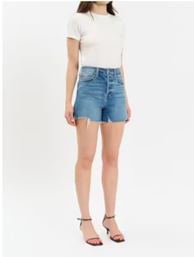 Daze Denim Bottom Line High Rise Vintage Short