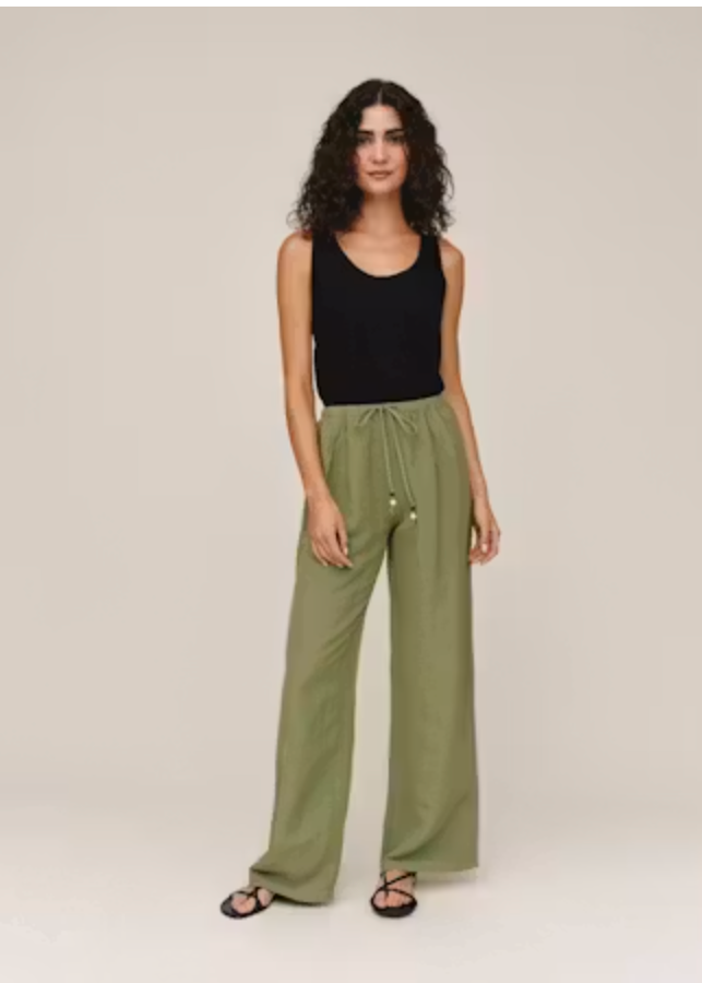 Bella Dahl Beaded Drawstring Beach Pant