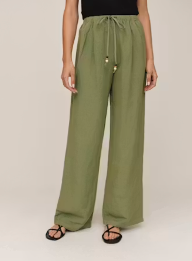Bella Dahl Beaded Drawstring Beach Pant