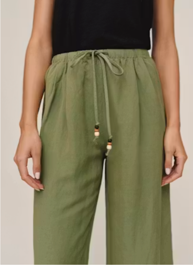 Bella Dahl Beaded Drawstring Beach Pant