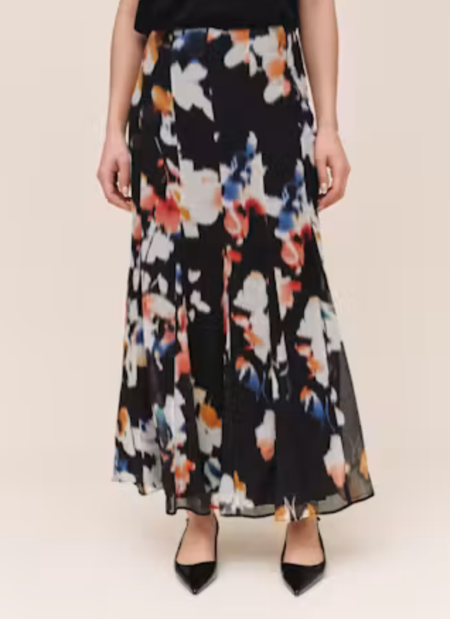 Bella Dahl Release Pleat Chiffon Skirt