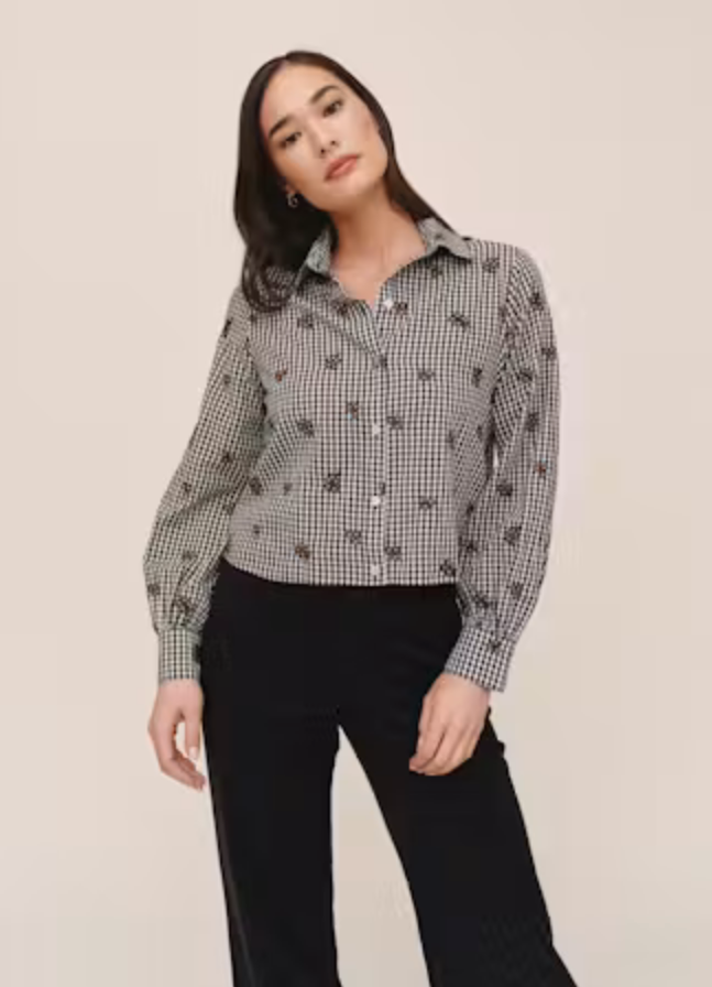 Bella Dahl Long Sleeve Crop Button Down