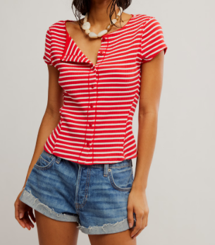 Free People Most Wanted Striped Cardi