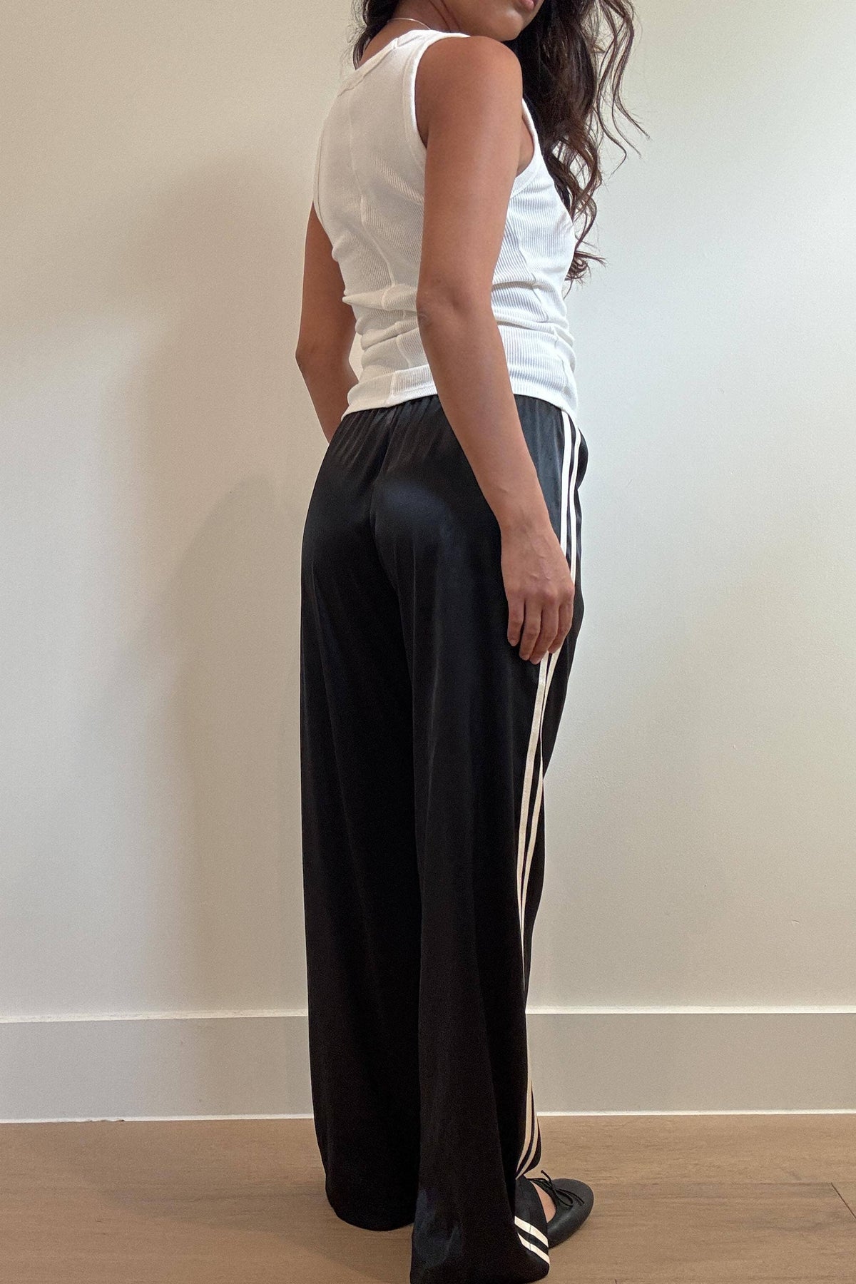Luxe Side Stripe Satin Pants