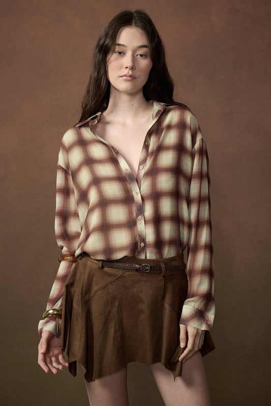 Best Day Chiffon Button-Up