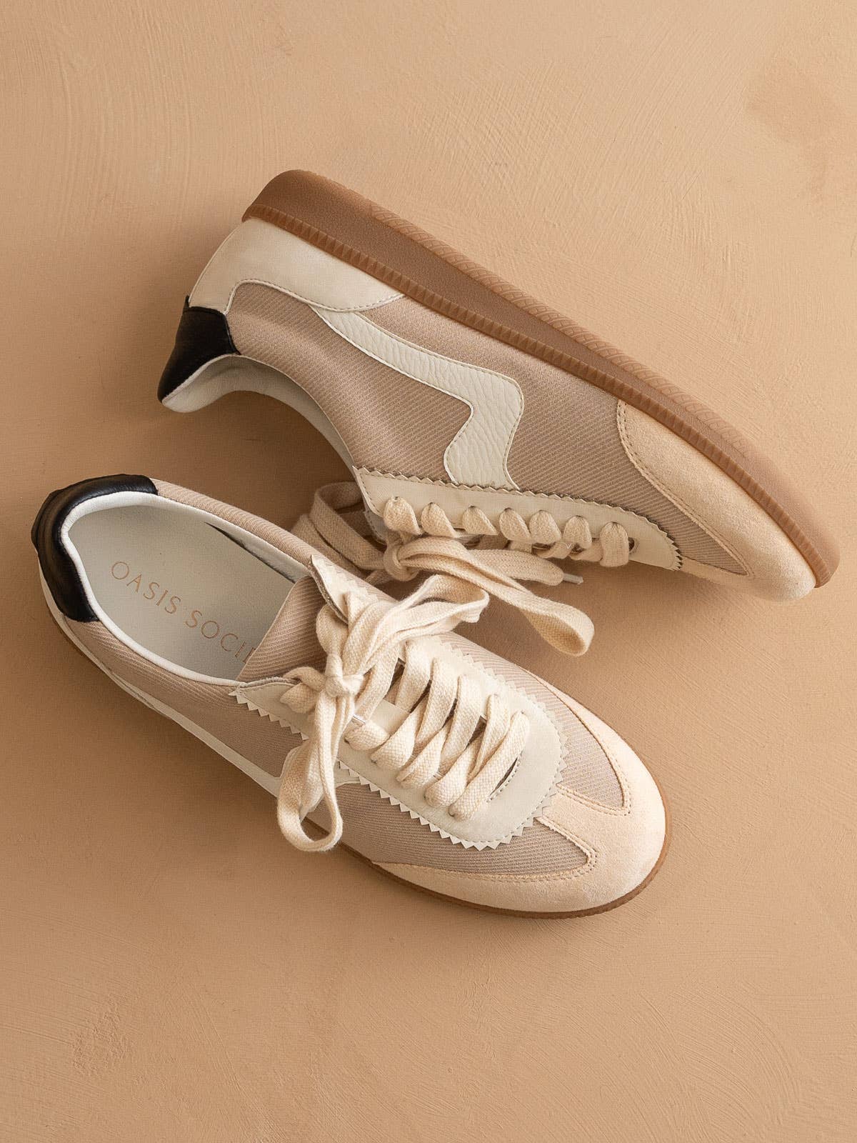 The Kyla Almond Classic Low Top Sneakers
