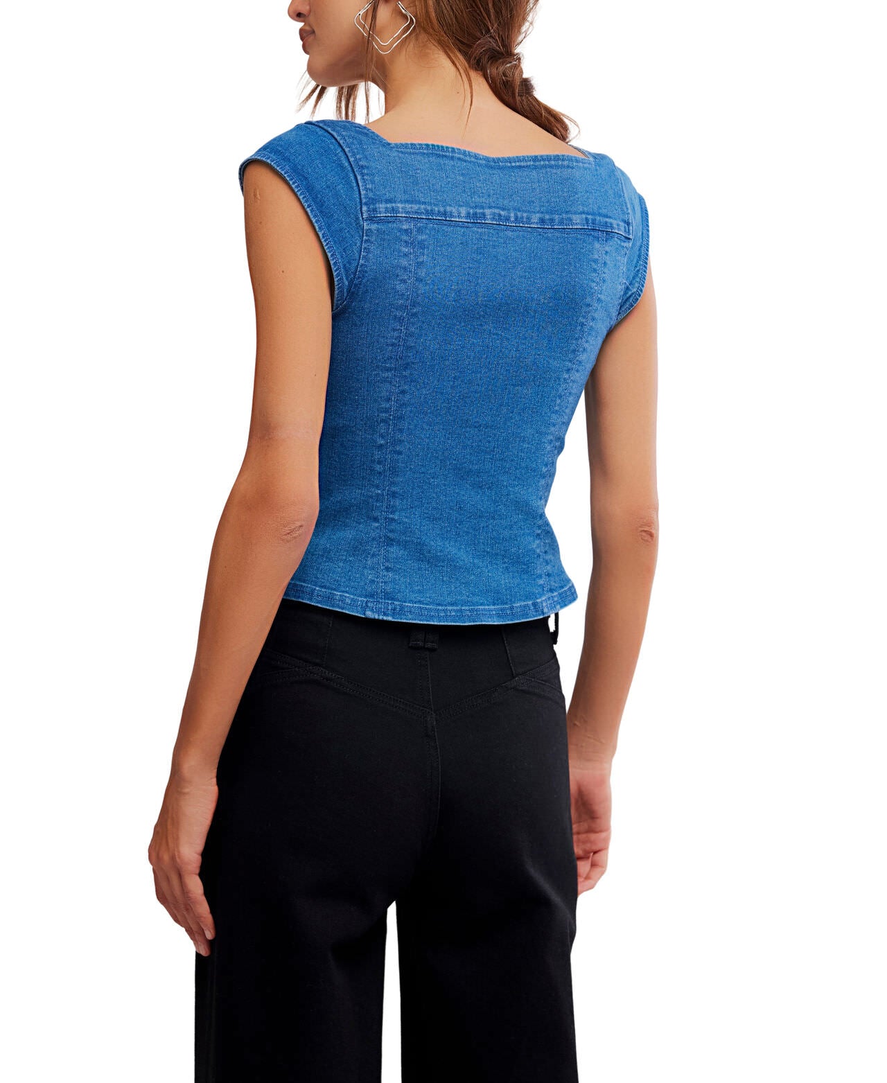 Marilyn Denim Corset
