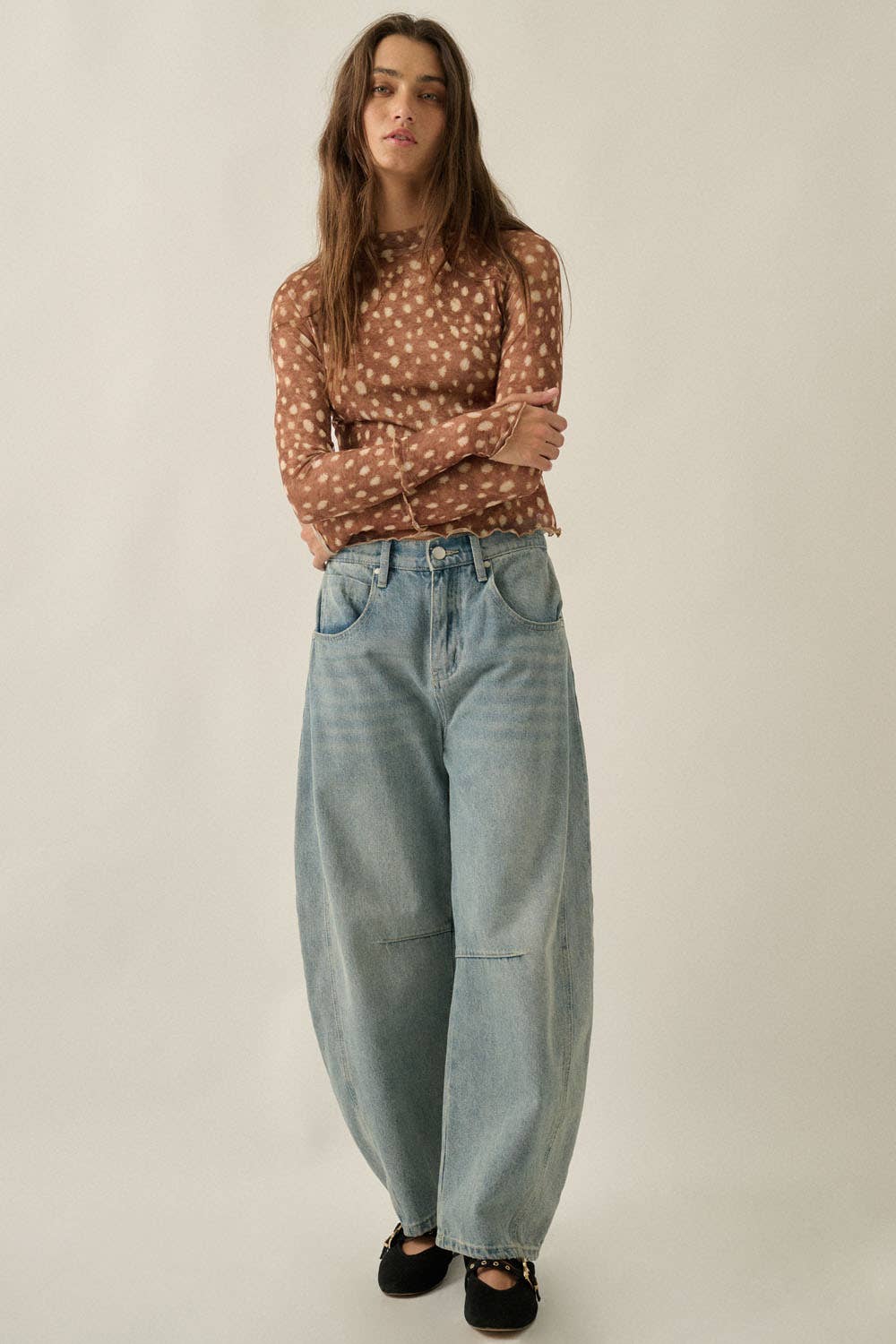 Abilene Polka Dot Top