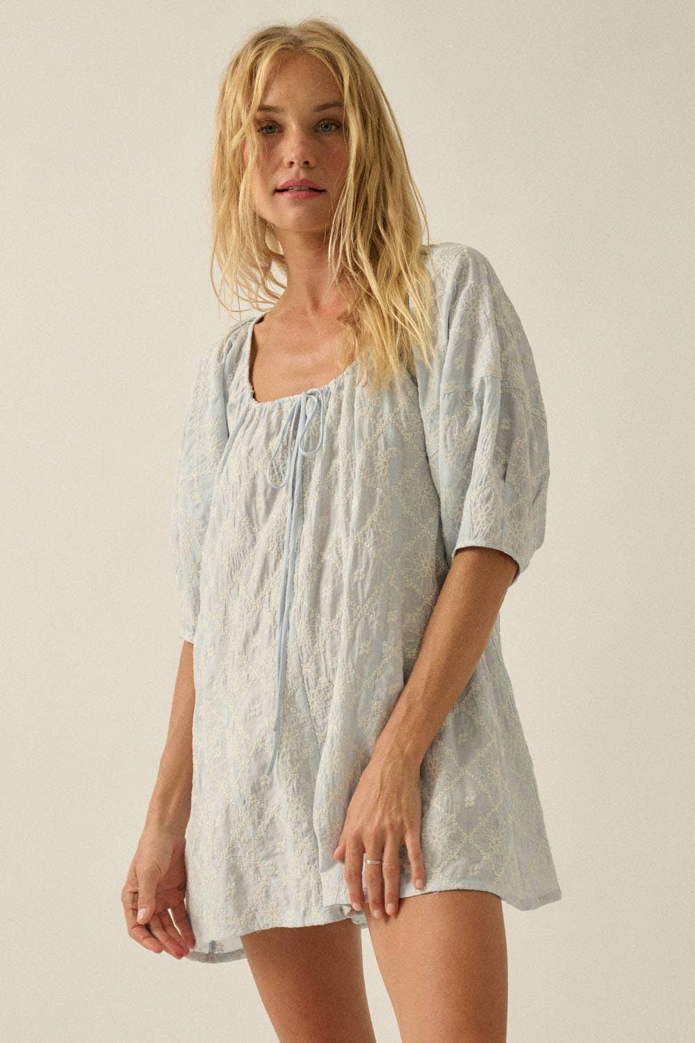 Camille Babydoll Romper