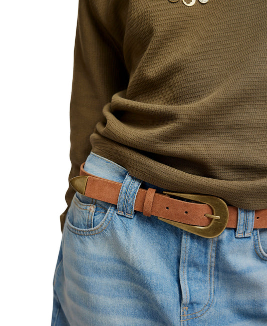 Free People Cannon Suede Belt