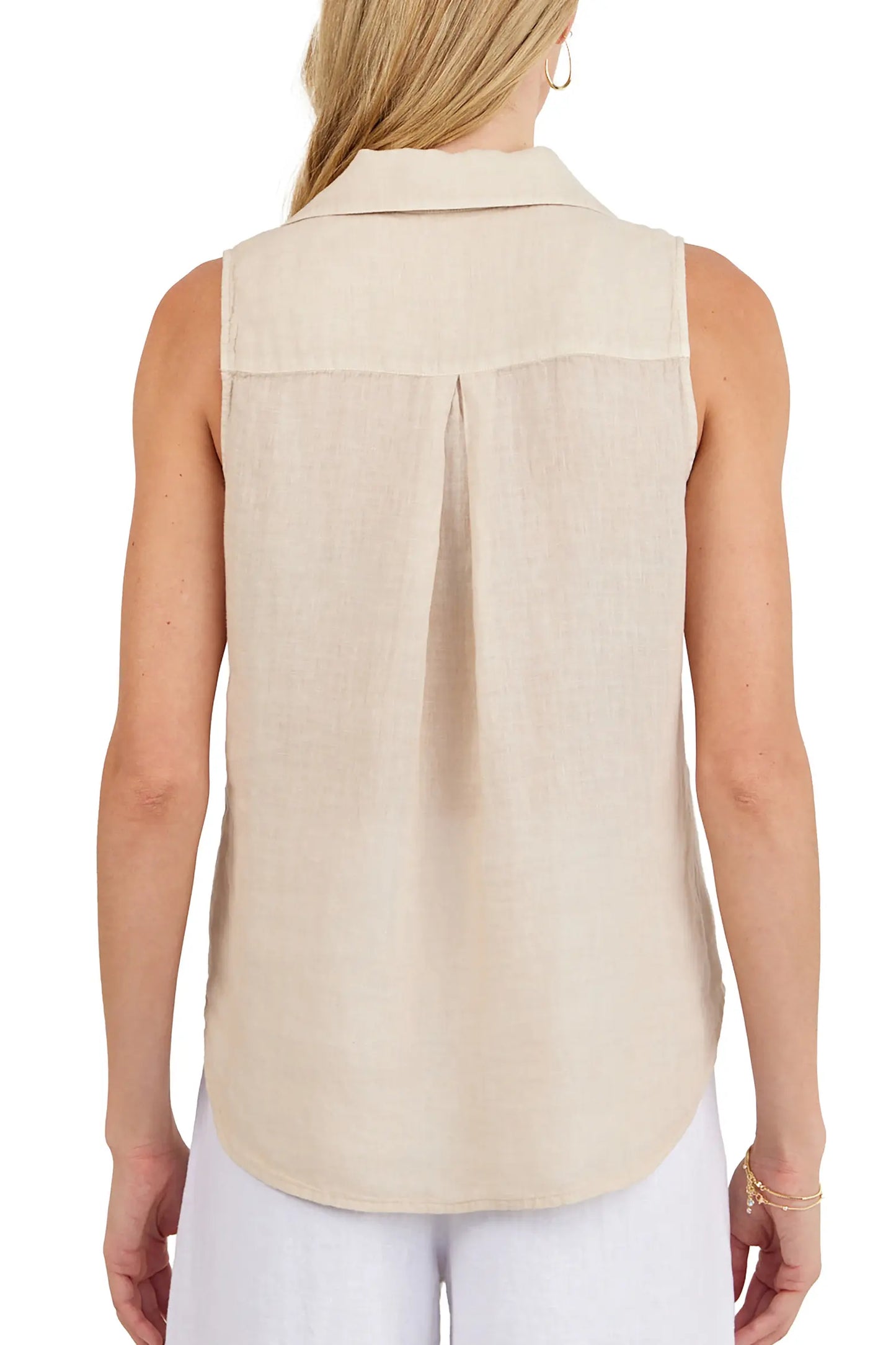 Bella Dahl Long Sleeveless Pullover