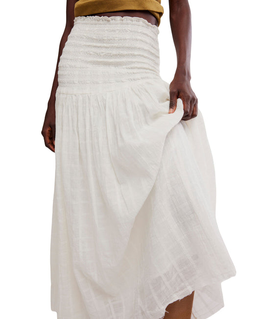 Free People Raven Solid Maxi Skirt