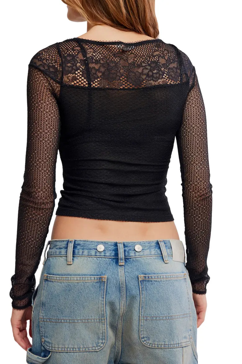 Free People Night Mode Layering Top