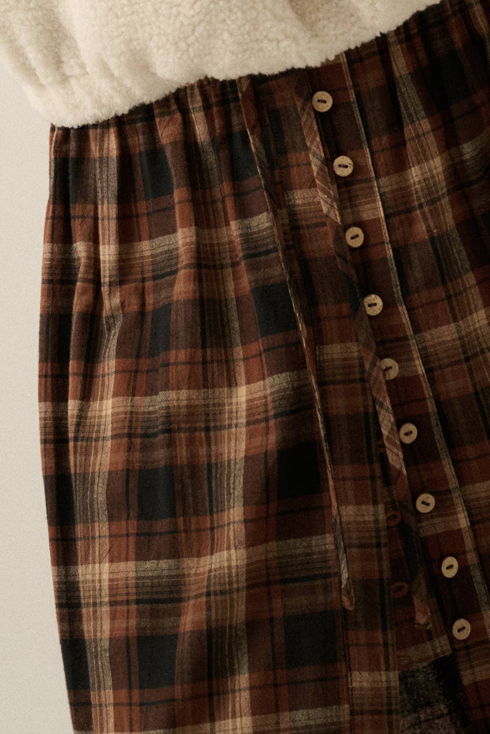 Polly Flannel Maxi Skirt