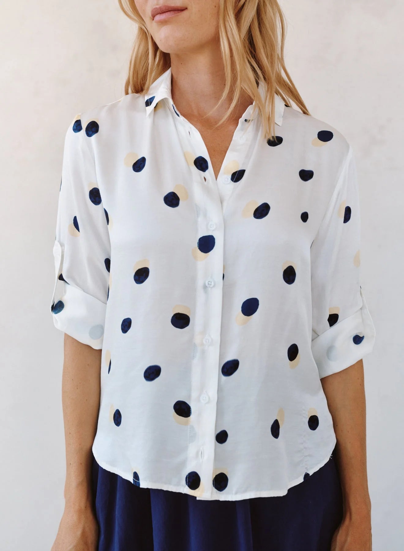 Bella Dahl Clean Split Back Button Down