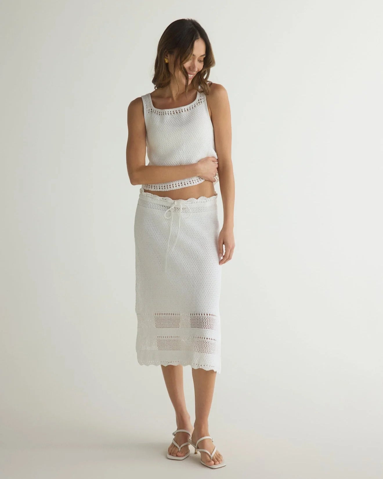 Bella Dahl Crochet Midi Skirt
