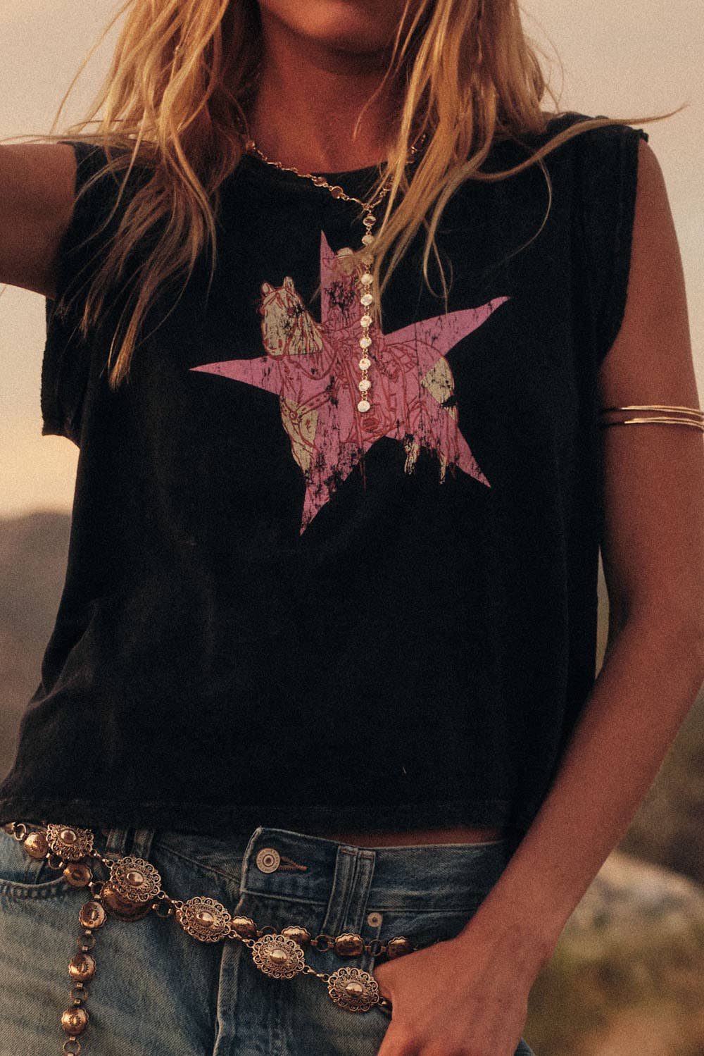 Cowgirl Star Vintage Tee